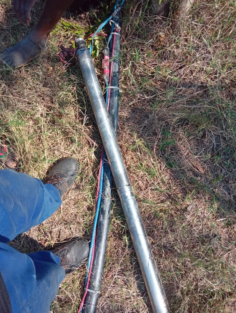 Pump assembly and cables in BASEDA’s Kalima photograph
