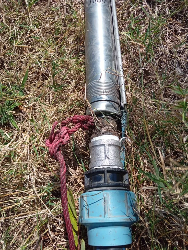 Pump and pipe connection in BASEDA’s Mtondeza photograph